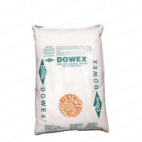 Катионит ионообменная смола Dowex HCR-S/S, 25 литров/мешок (ИТАЛИЯ/США - DOW CHEMICAL)