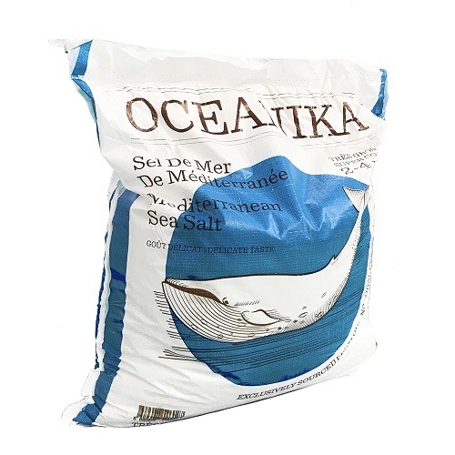 Соль Морская ТМ "OCEANIKA (FR) SEL DE MER", пищевая, натуральная, 25 кг, крупная (2-4), помол 3 (Импортная, SelDeMer)
