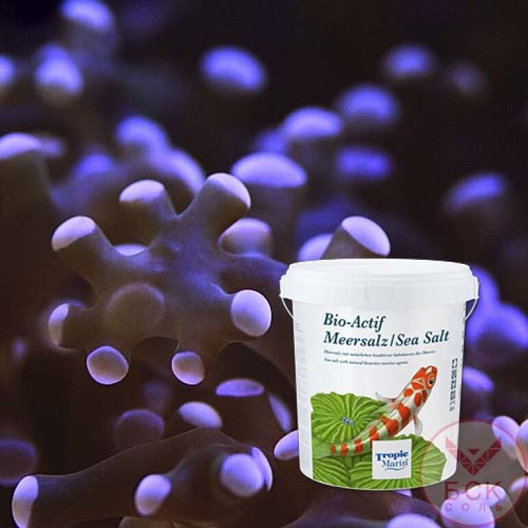 Tropic Marin Bio Actif 25kg Био Актиф 25 кг купить оптом и в розницу на фоне коралла