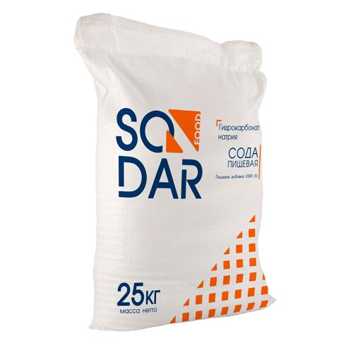 SODAR®, сода пищевая (гидрокарбонат натрия), 1000 кг.