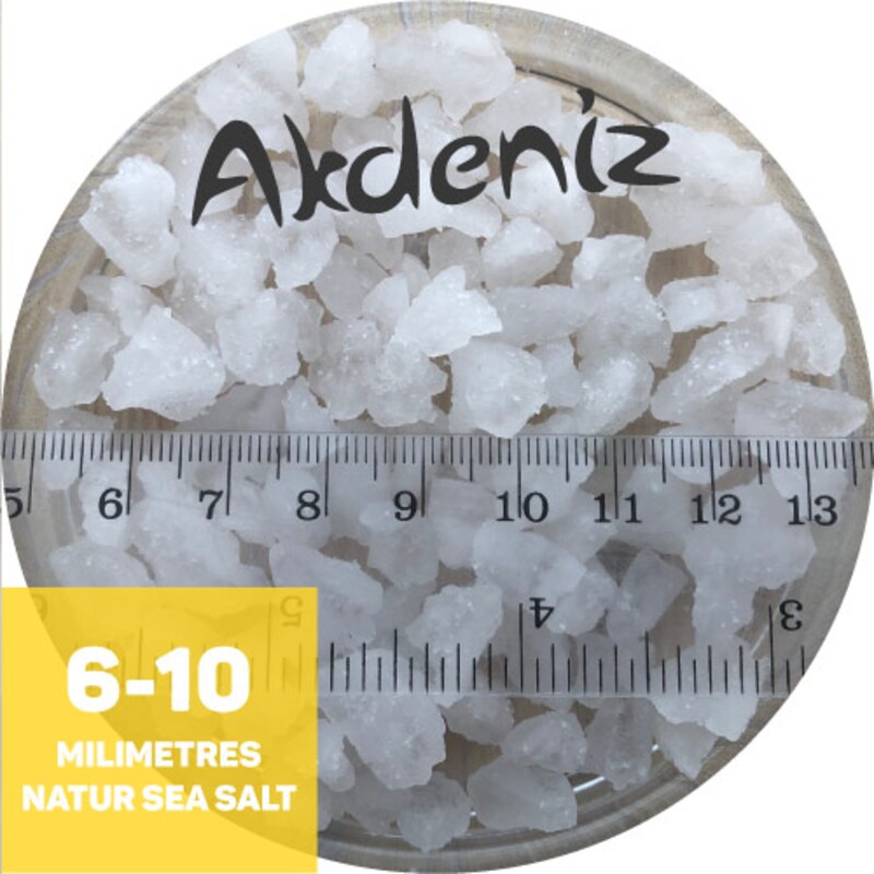 AKDENIZ®, соль пищевая морская, очень крупная (6,0 мм — 10,0 мм), 50 кг.