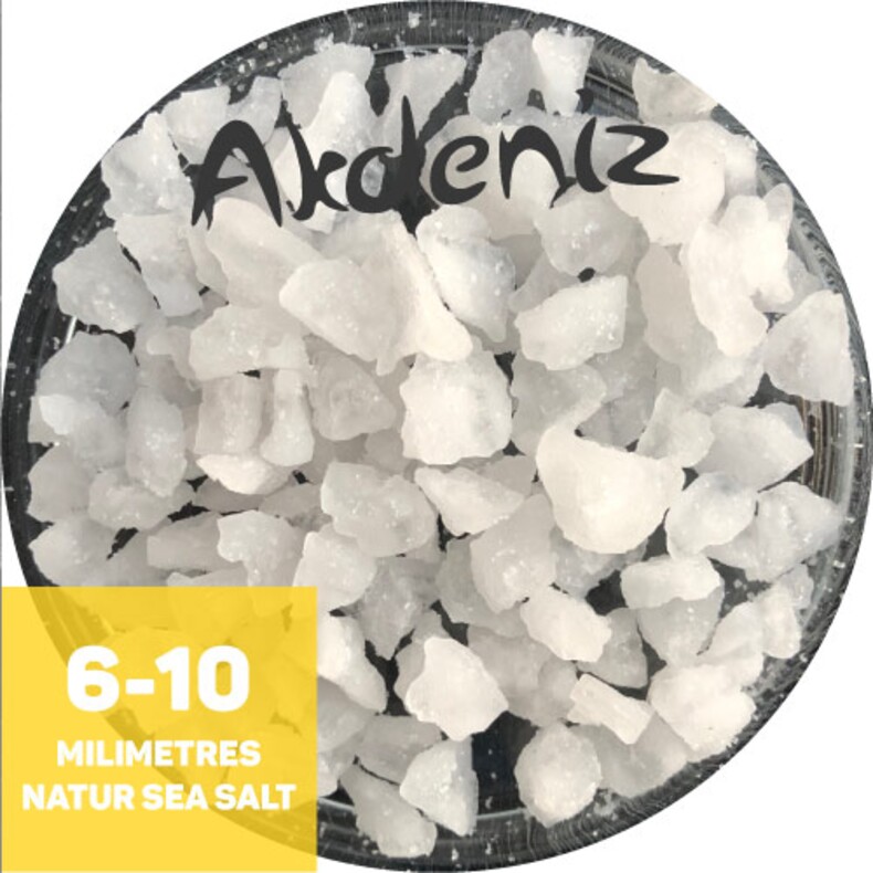 AKDENIZ®, соль пищевая морская, очень крупная (6,0 мм — 10,0 мм), 25 кг.
