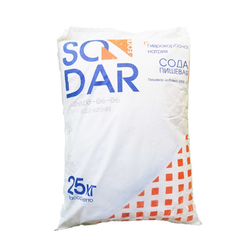 SODAR®, сода пищевая (гидрокарбонат натрия), 50 кг.