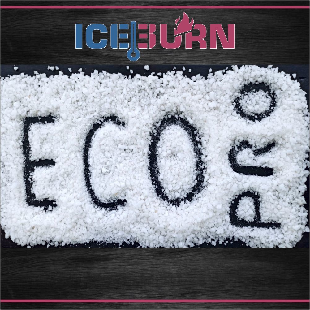 Реагент противогололедный ICEBURN ECO PRO (до -31 °C), соль белая специальная крупнокристаллическая NaCl до 99,5%, мешок 25 кг