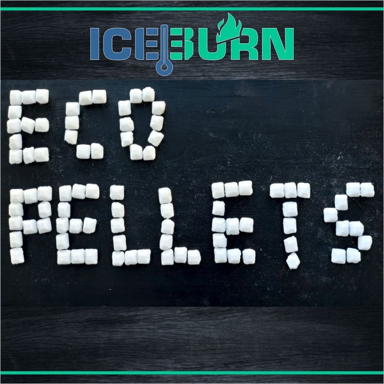 Реагент противогололедный ICEBURN ECO PELLETS (до -31 °C), специальные соляные пеллеты NaCl до 99,5%, ведро 10 кг.