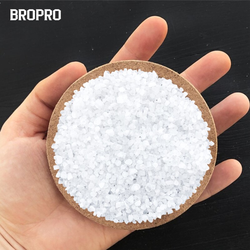 Соль для посудомоечных машин крупнокристаллическая, BroPro, пачка 3 кг.