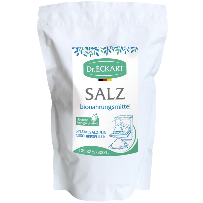 Соль для посудомоечных машин крупнокристаллическая, Dr. Eckart, пачка 3 кг.