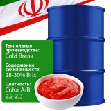 Томатная паста  Brix 28-30   Cold Break  Иран