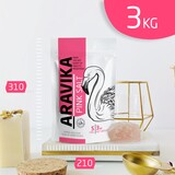 Розовая гималайская пищевая соль ТМ ARAVIKA Мелкая 3кг  1