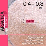 Розовая гималайская пищевая соль ТМ ARAVIKA Мелкая 3кг  4