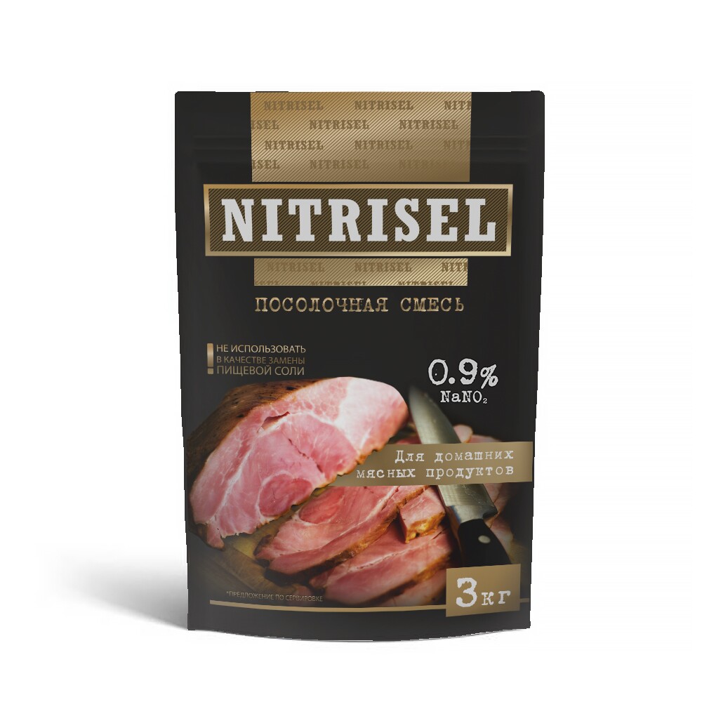 Нитритная соль NITRISEL 0,9%, нитритно-посолочная смесь  3 кг, напыление, профессиональная (NITRISEL GMBH)